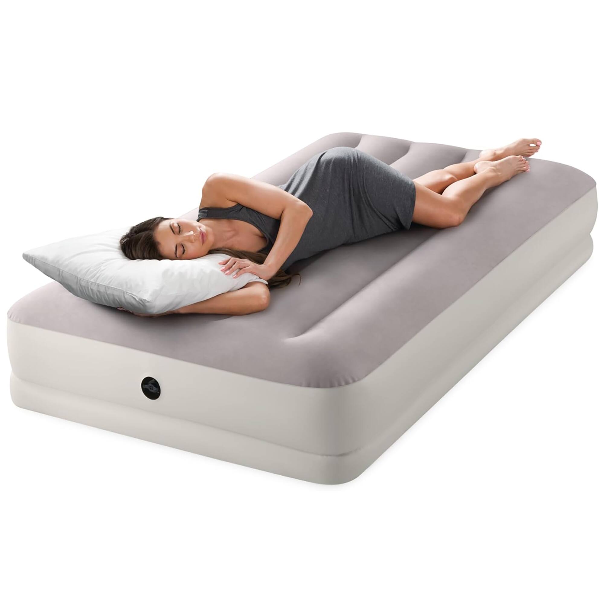 Alt View 5. Bestway - Dura-Beam: Prestige - Twin Mid-Rise Airbed w/ USB 150 - Multicolored.