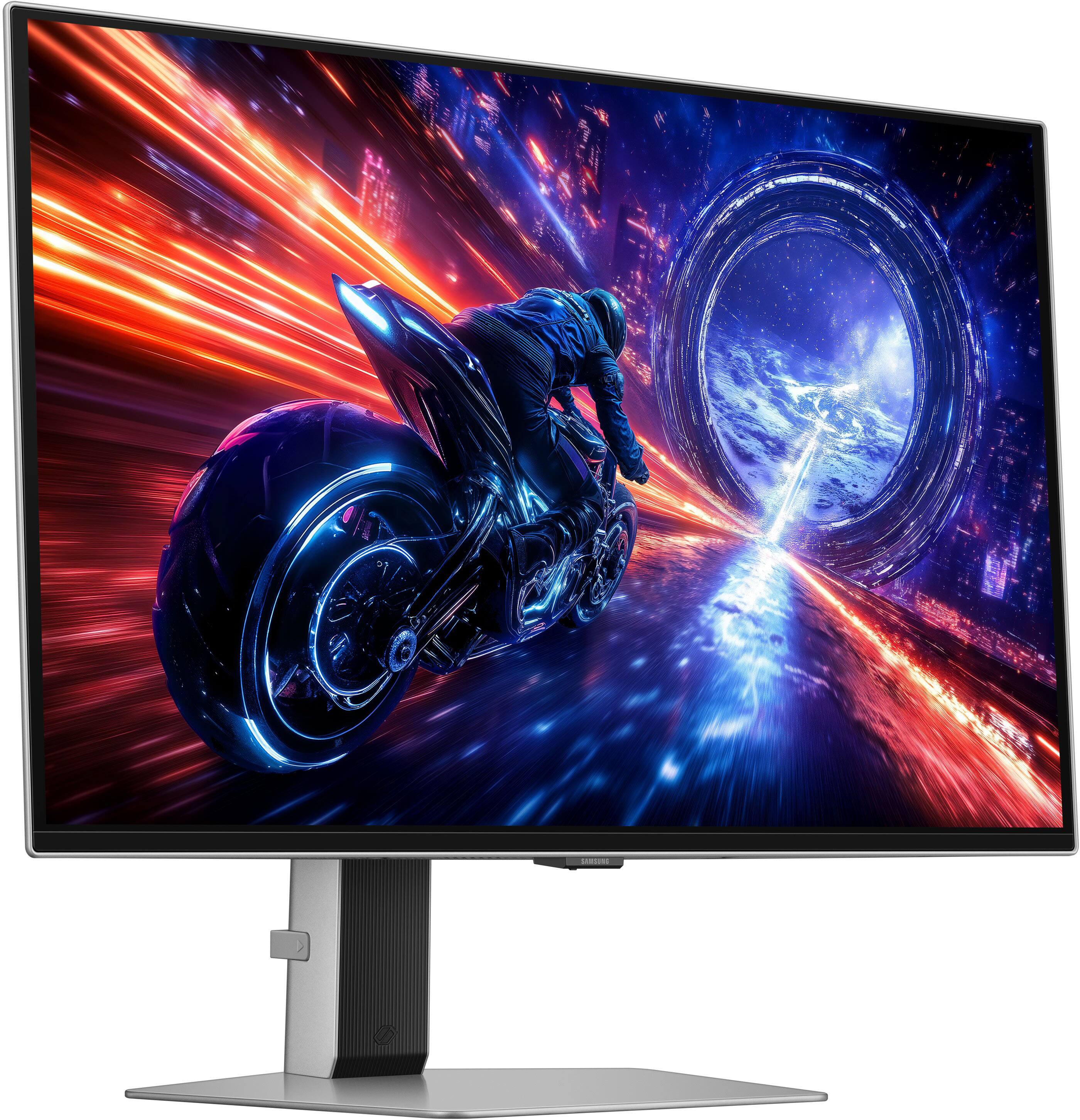 Alt View 19. Samsung - 27" Odyssey OLED G6 (G60SF) QHD 500Hz 0.03ms GSync Compatible and FreeSync Prem Pro Gaming Monitor with HDR 500 - Silver.
