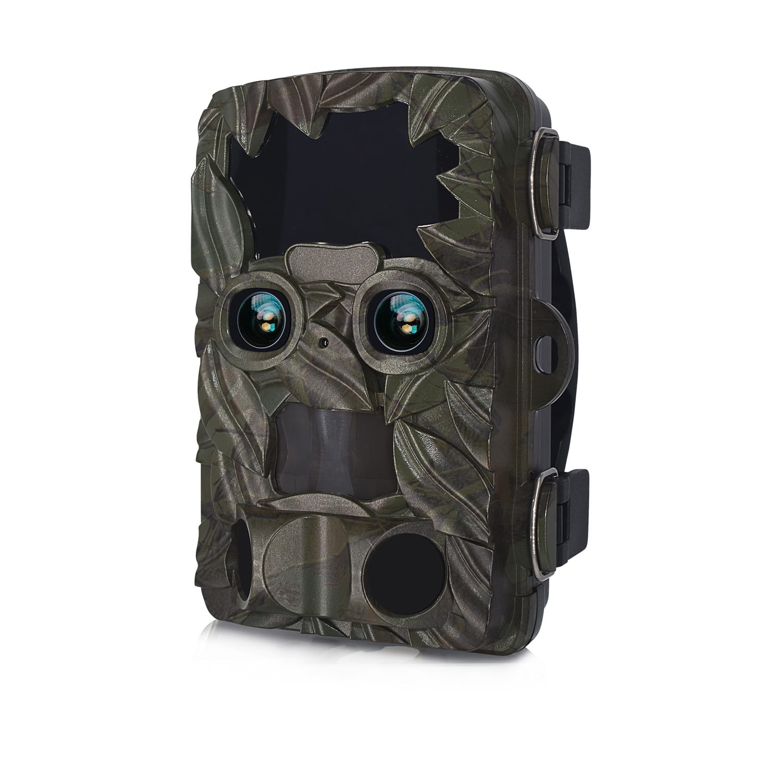 Cluzine - Dual-Lens Trail Camera, 120° Wide Angle, 18-Month Standby, IP66 Waterproof for Wildlife Hunting