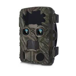 Cluzine - Dual-Lens Trail Camera, 120° Wide Angle, 18-Month Standby, IP66 Waterproof for Wildlife Hunting