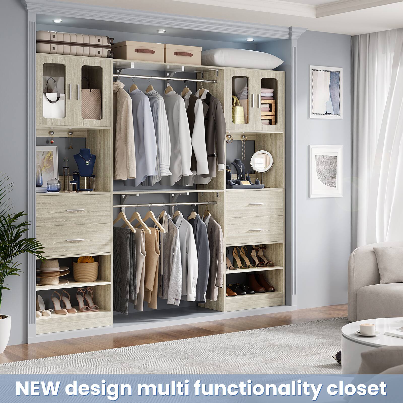 NEW design multi functionality closet