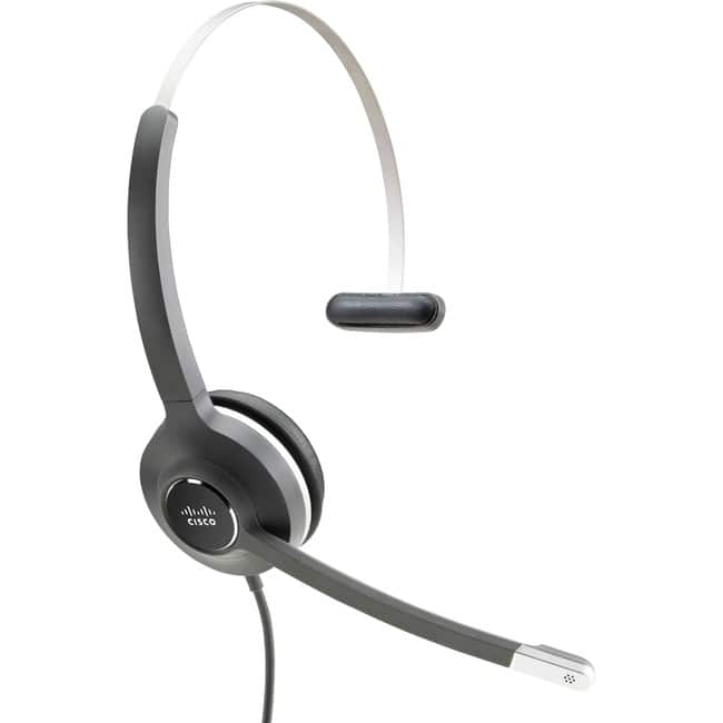 Cisco Consumer Products - Cisco Headset 531 (Wired Single with USB Headset Adapter) - Mono - USB - Wired - 90 Ohm - 50 Hz to 18 kHz - Red