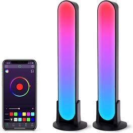 PARKER SLATER - Flow Light Bar, RGB Smart LED Lamp with Music & Lighting Effects for TV, Gaming, Room Decor - Multi-colored