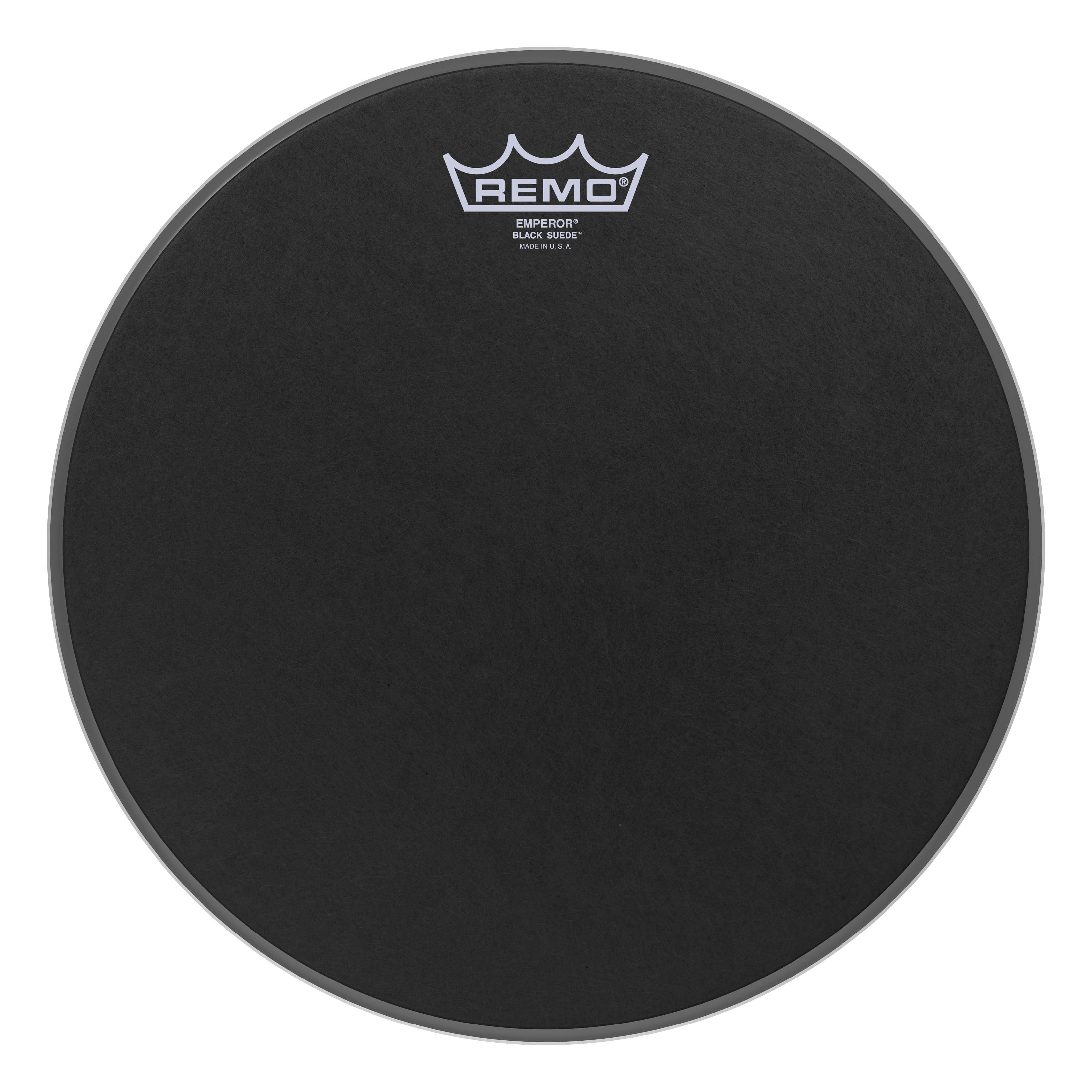 Remo - Batter, Emperor, Black Suede, 12 Diameter price history on PriceWatchPro