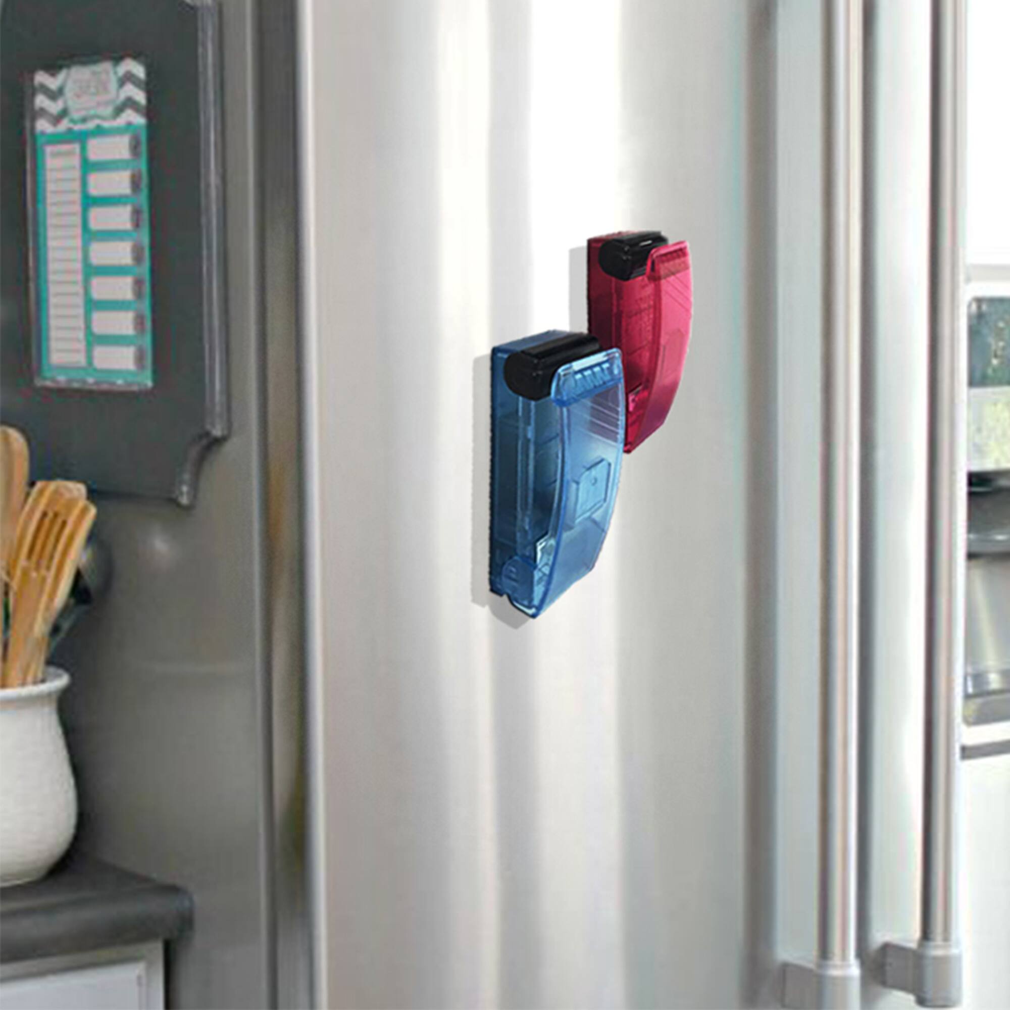 Accessories. iTouchless - Handheld Heat Bag Sealer (2-Pack) - Red and Blue.