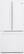 Front Standard. GE - Profile 19.5 Cu. Ft. Frost-Free French Door Refrigerator - White.