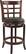 Front Standard. Boraam - Kyoto 24" Swivel Stool.