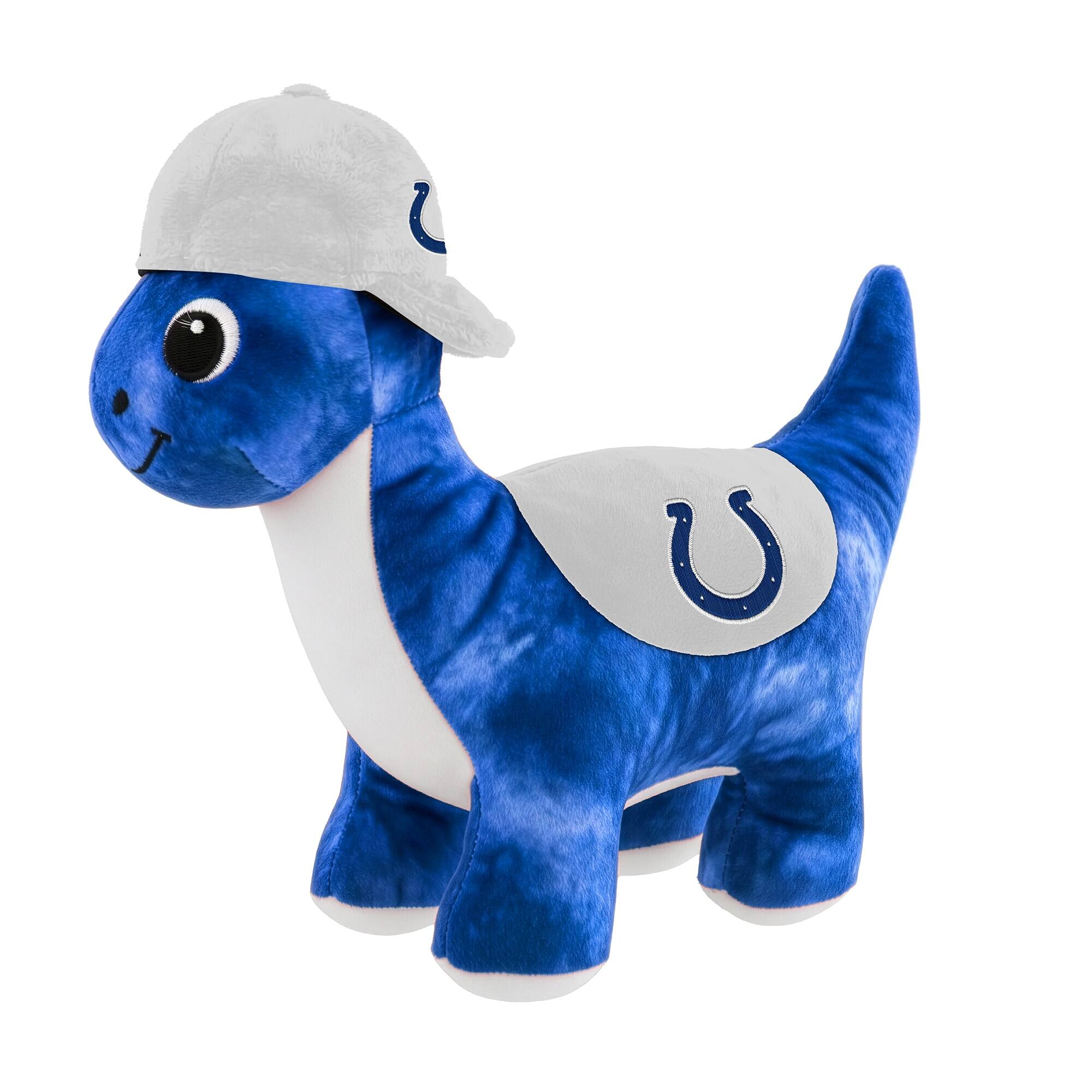 Front. Sporticulture - Indianapolis Colts Huddle Plush Fanasaur - Multicolor.