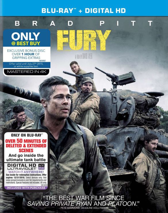  Fury [Includes Digital Copy] [Blu-ray] [Only @ Best Buy] [2014]