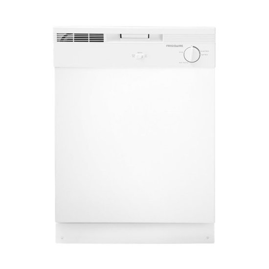 Front Zoom. Frigidaire - 24" Built-In Dishwasher - White.
