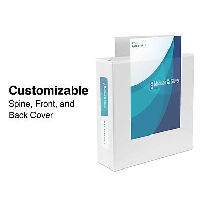 Customizable  
Spine, Front, and Back Cover  

2032 QUARTER I  
Madison & Glover MLG