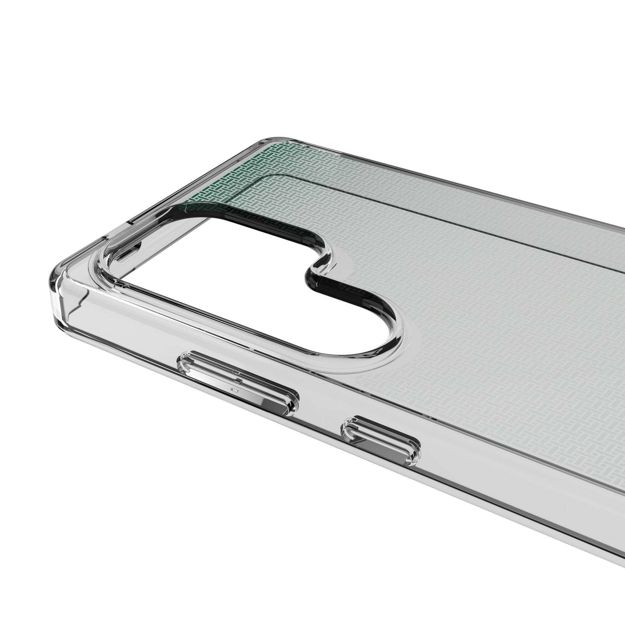 Alt View 2. Keyscaper - Linen Logo Galaxy Clear Case - S25 Ultra - Multicolor.