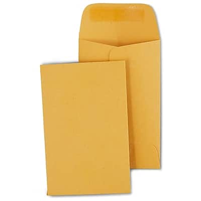 "Staples - Kraft #1 Coin Envelopes, 2 1/4"" x 3 1/2"", 500/Box (ST19848-CC) - Brown" price history on PriceWatchPro
