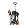 Front. WORX - Electric Pressure Washer up to 1900 PSI - Black.