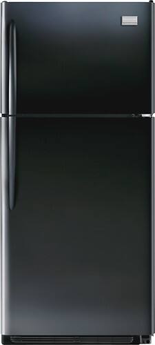 Front Standard. Frigidaire - Gallery 20.7 Cu. Ft. Top-Mount Refrigerator - Ebony Black.