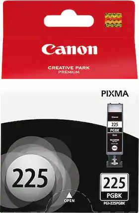 Front. Canon - 225 Ink Cartridge - Black.