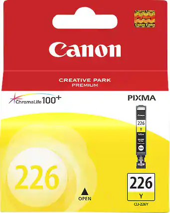 Front. Canon - 226 Ink Cartridge - Yellow.