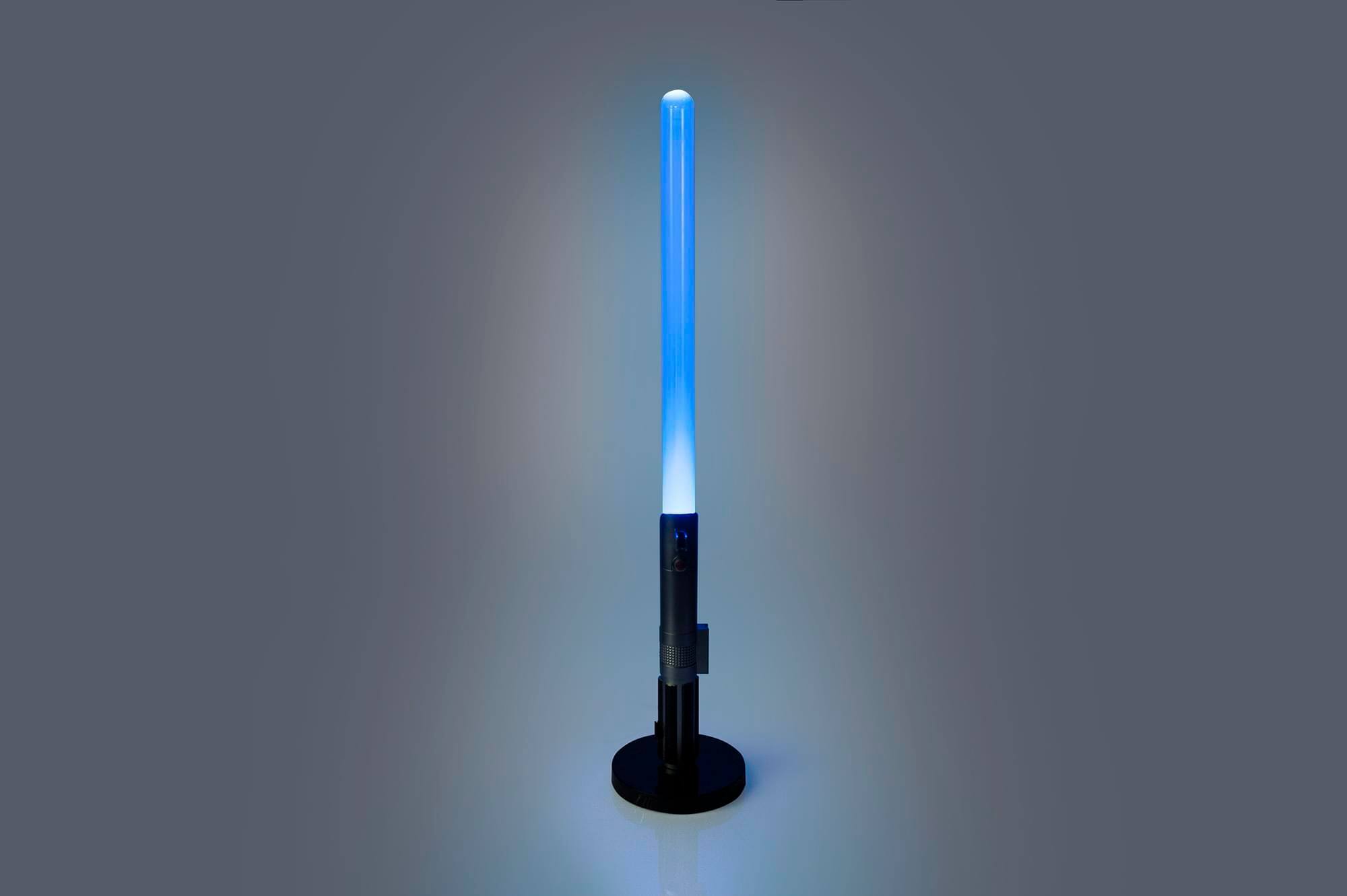 Alt View 1. Ukonic - Star Wars Luke Skywalker Lightsaber LED Lamp | 23 Inch Desk Lamp - Blue.