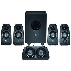 Logitech Z506 5.1 Surround Sound Speakers (6 Piece) Black 980 Logitech Z506 5.1 Surround Sound Speakers (6 Piece) Black 980