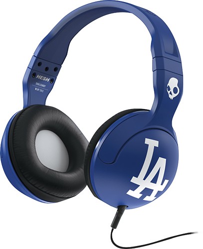  Skullcandy - Hesh 2 Los Angeles Dodgers Over-the-Ear Headphones - White/Blue