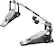 Angle Standard. Pearl Drums - 900 Series Double-Bass Drum Pedal - Black/Silver.