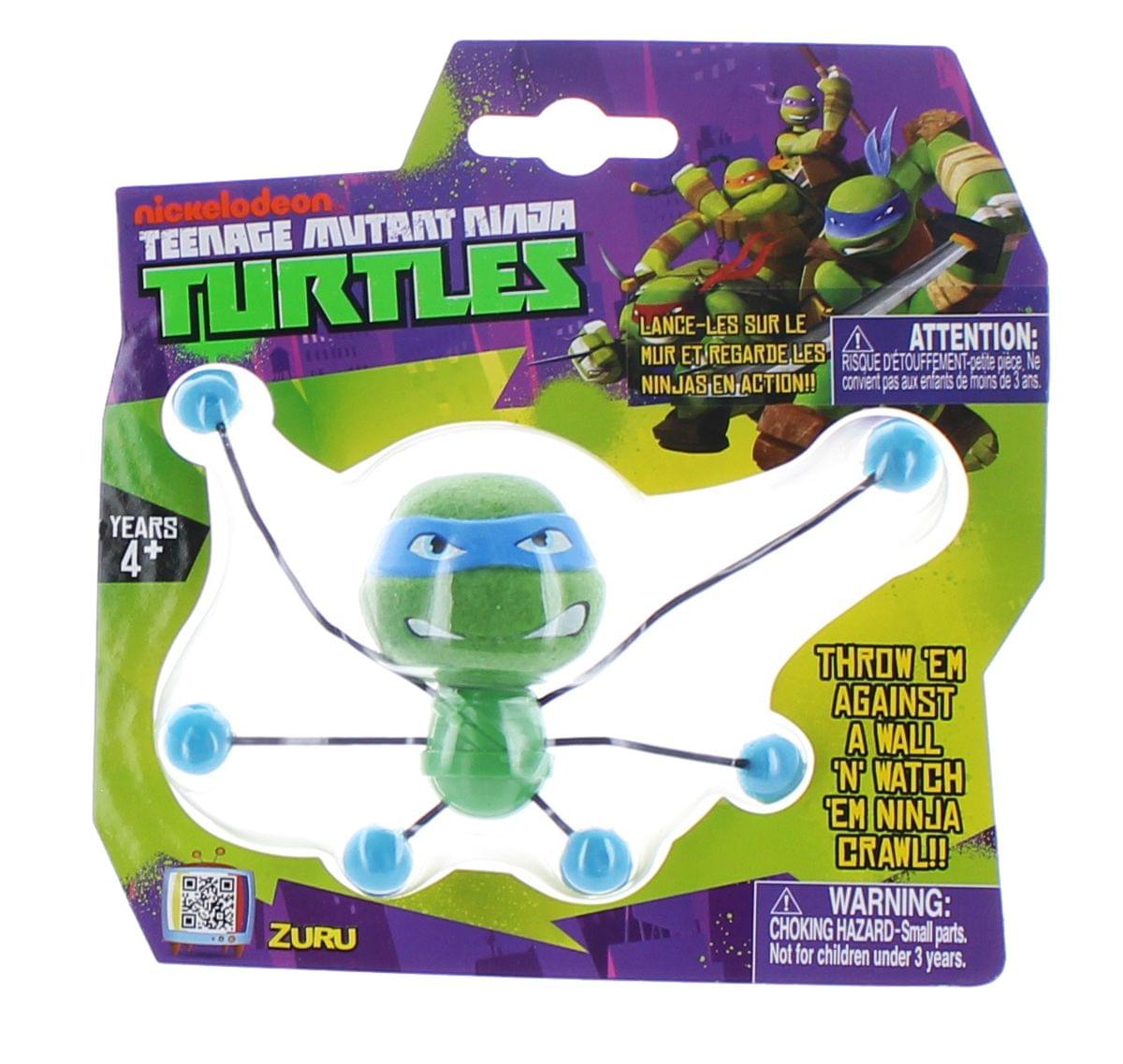 Nickelodeon Teenage Mutant Ninja Turtles

Lance-les sur le mur et regarde les ninjas en action!

Years 4+

Throw 'em against a wall 'n watch 'em ninja crawl!

Attention: Risque de suffocation - petite pièce. Ne convient pas aux enfants de moins de 3 ans.

Warning: Choking hazard - small parts. Not for children under 3 years.

Zuru