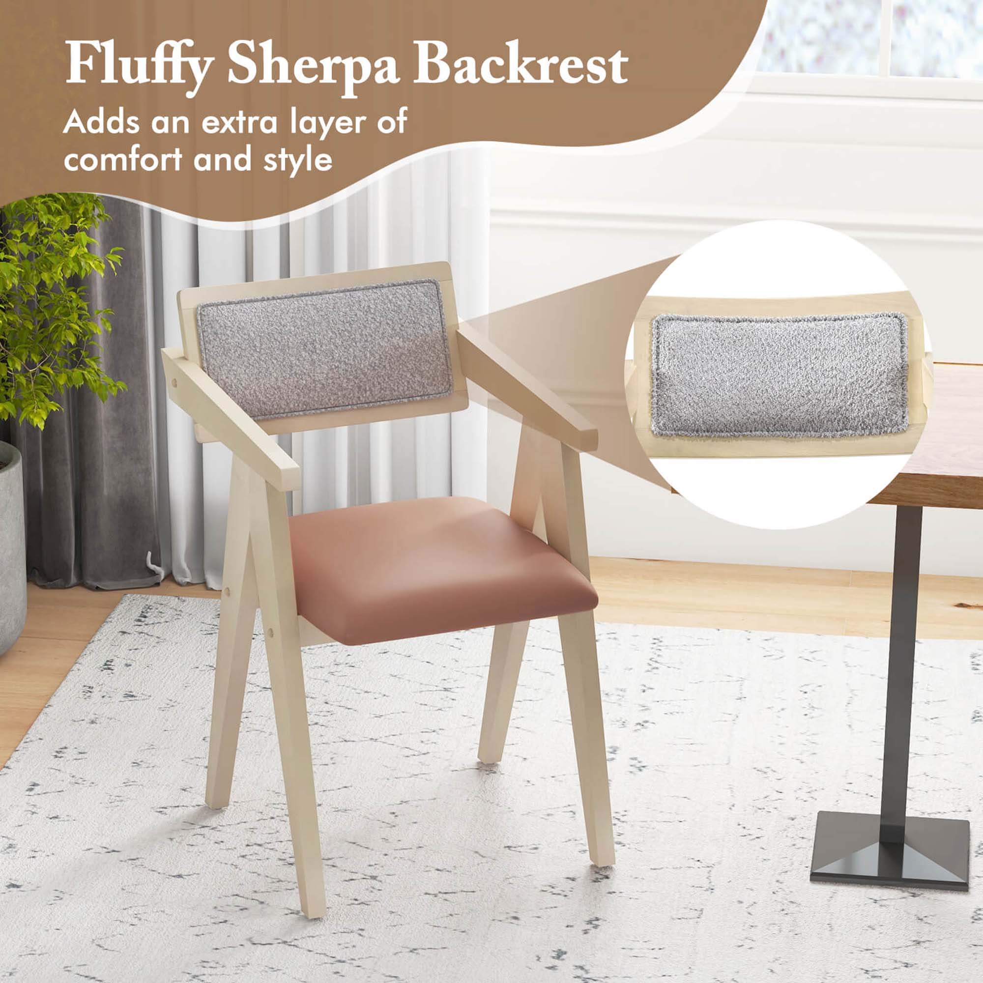 Fluffy Sherpa Backrest
Adds an extra layer of comfort and style
