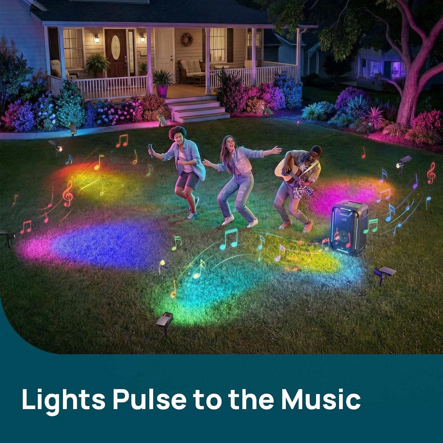 Lights Pulse to the Music