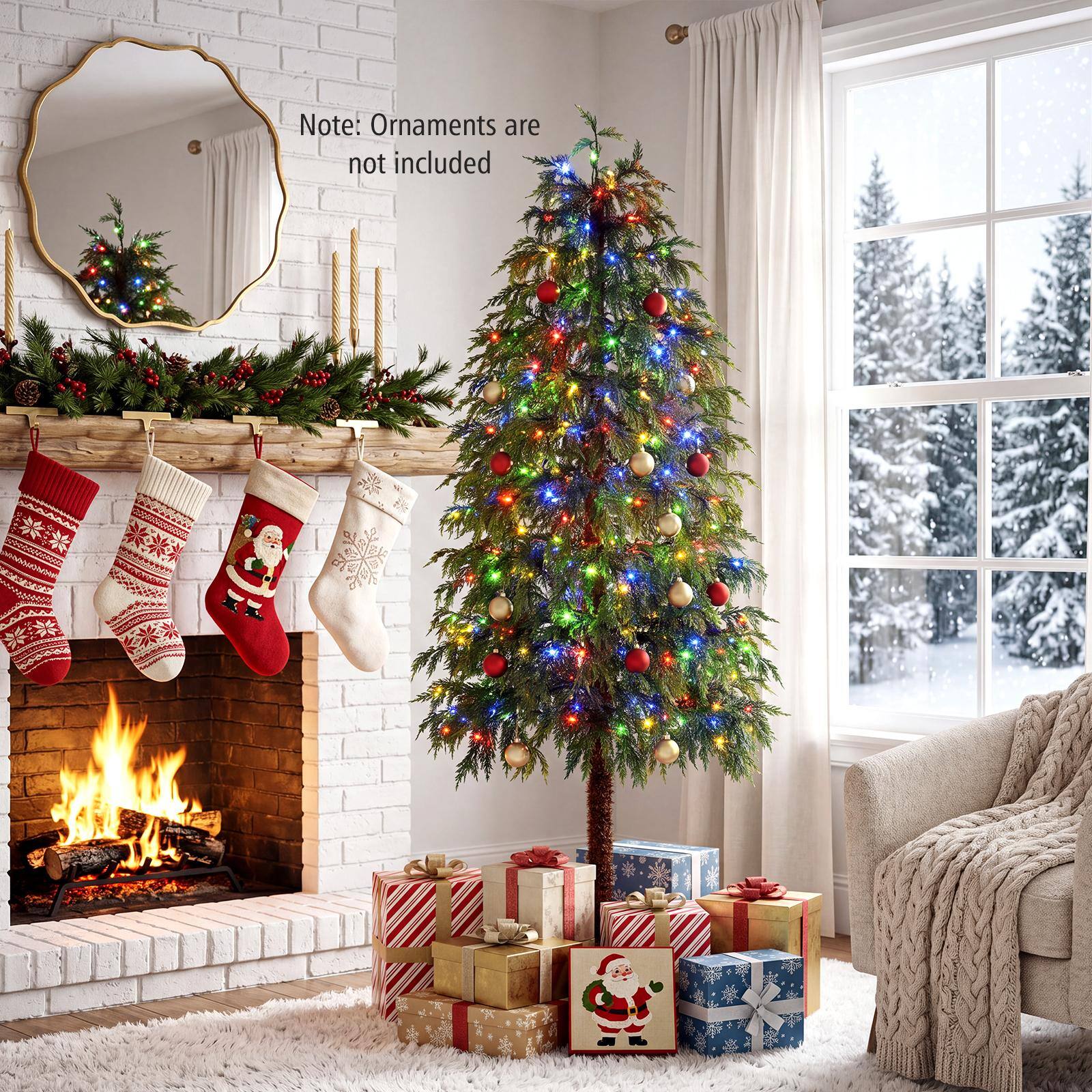 Note: Ornaments are not included