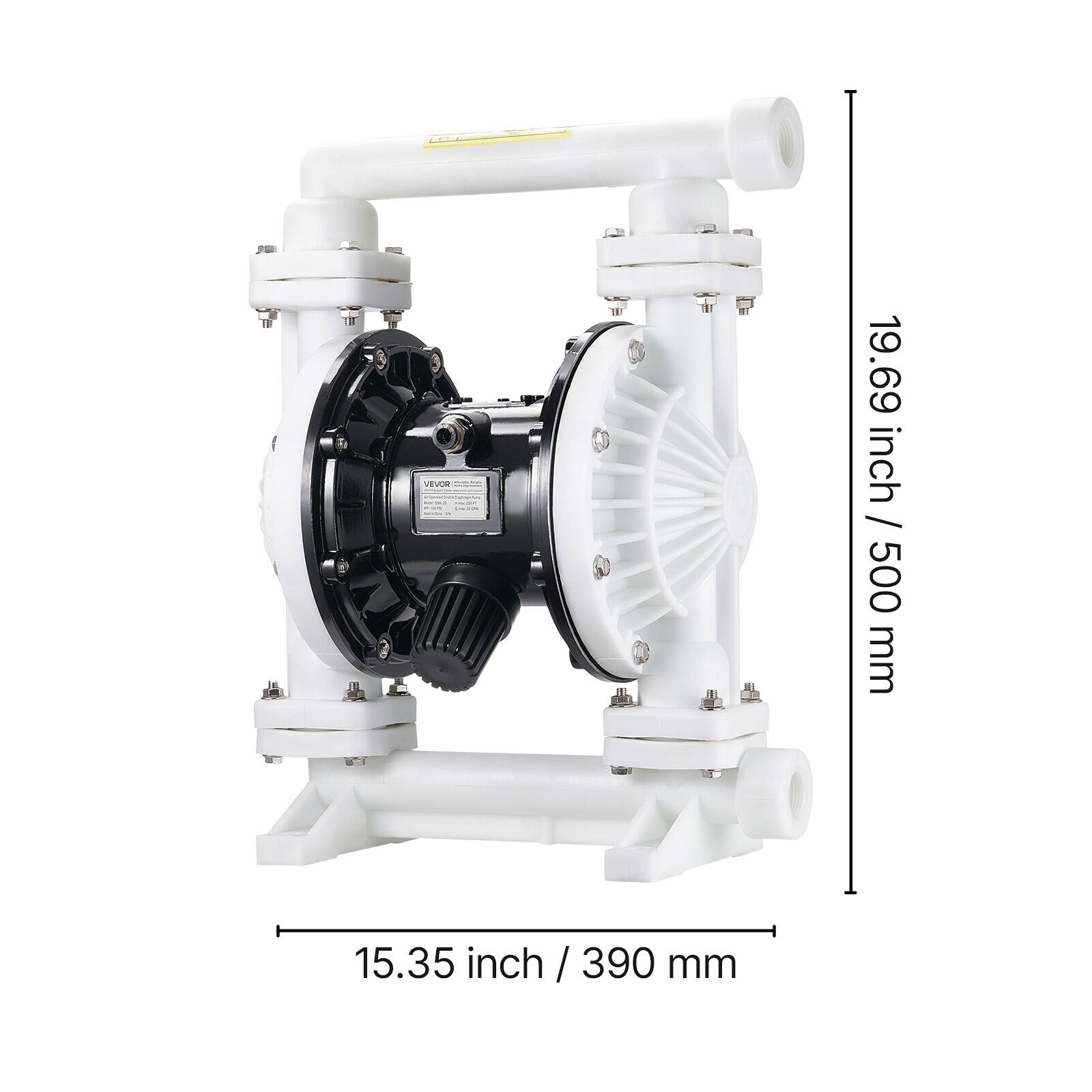 VEVOO DeA 19.69 inch / 500 mm 15.35 inch / 390 mm