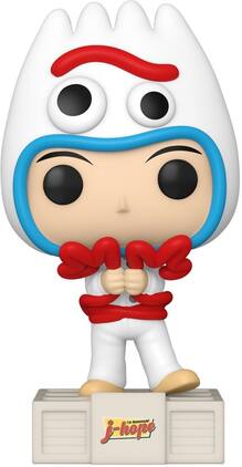 Funko - POP! Rocks: BTS Toy Story x Tiny TAN - J - Hope As Forky - Collectibles - Multicolor