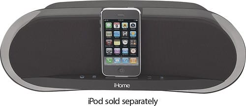 Front Standard. iHome - 100W Speaker System for Apple® iPod® and iPhone®.