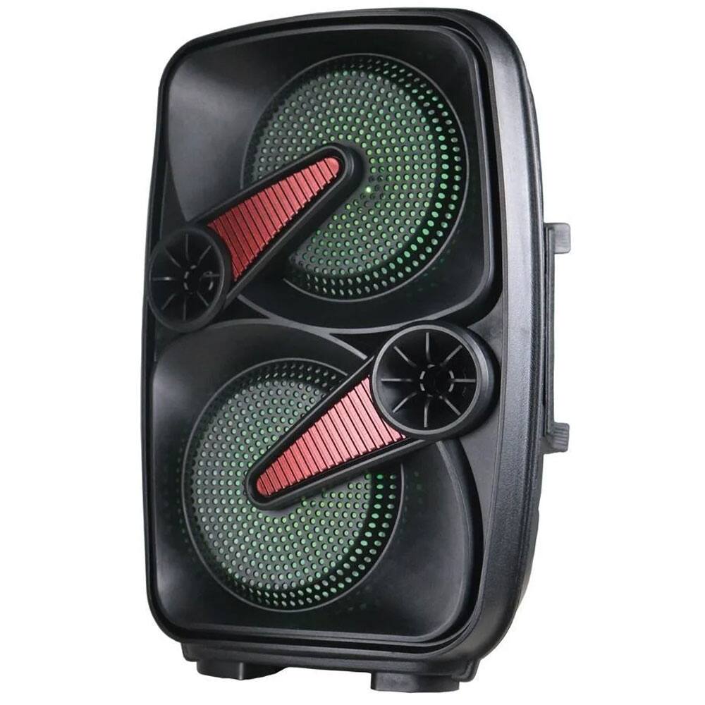 Front. iQ Sound - 2 X 6.5" True Wireless Bluetooth Speakers - Red.