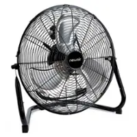 NewAir - 3000 CFM 18” High Velocity Wall Mounted Fan with Sealed Motor Housing and Ball Bearing Motor - Black - Front_Zoom