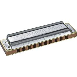 Hohner - Marine Band 1896 Diatonic Blues Harmonica in the Key of G 1896BX-G