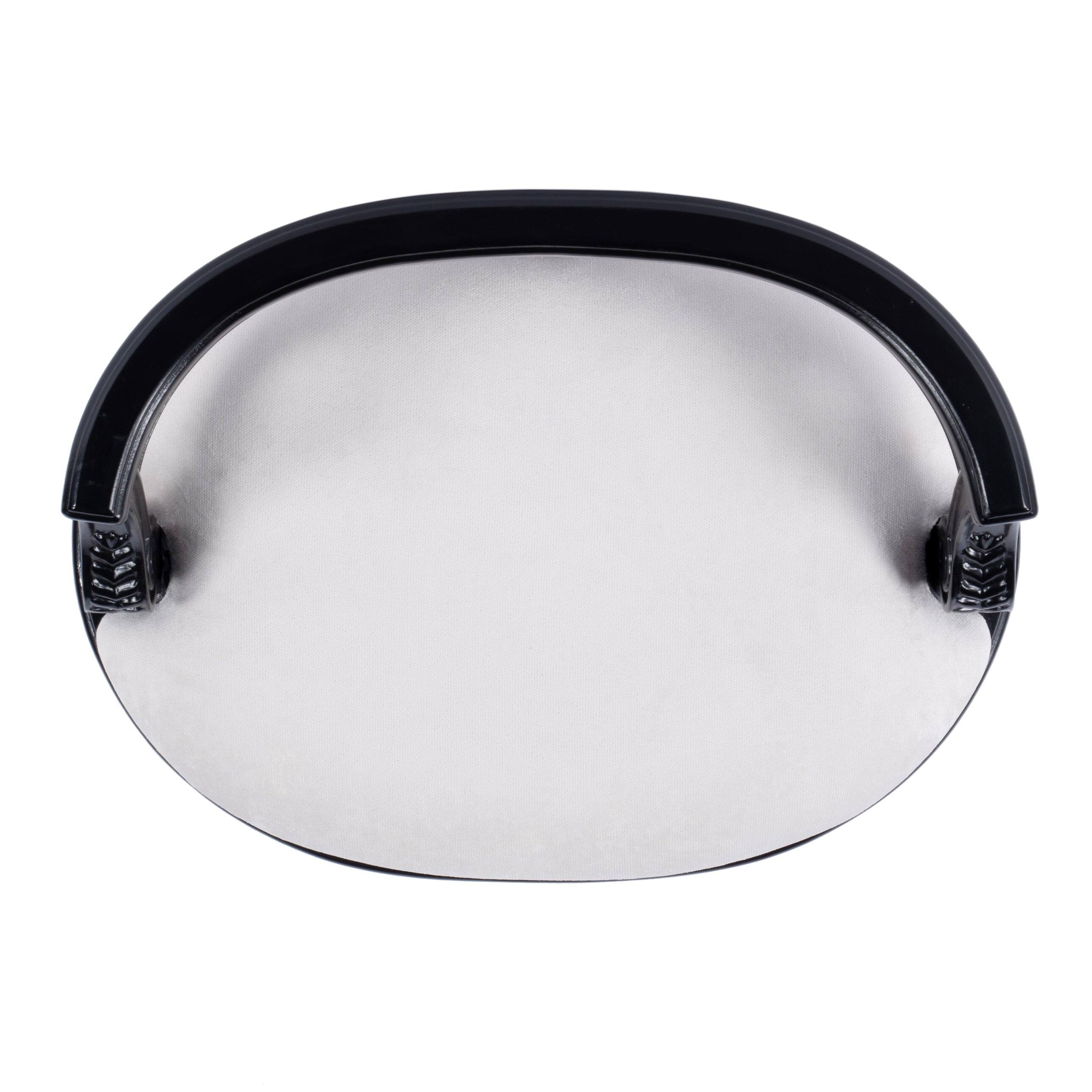 Alt View 7. Butler Specialty - Hathaway 22.5 in. W Oval Upholstered and Wood Traditional Vanity Seat - Black.