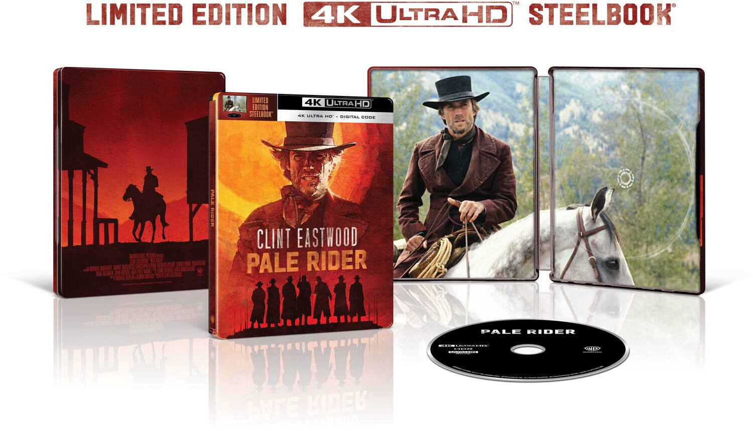Pale Rider (Steelbook)   - 4K Blu-Ray [4K Ultra HD Blu-ray]