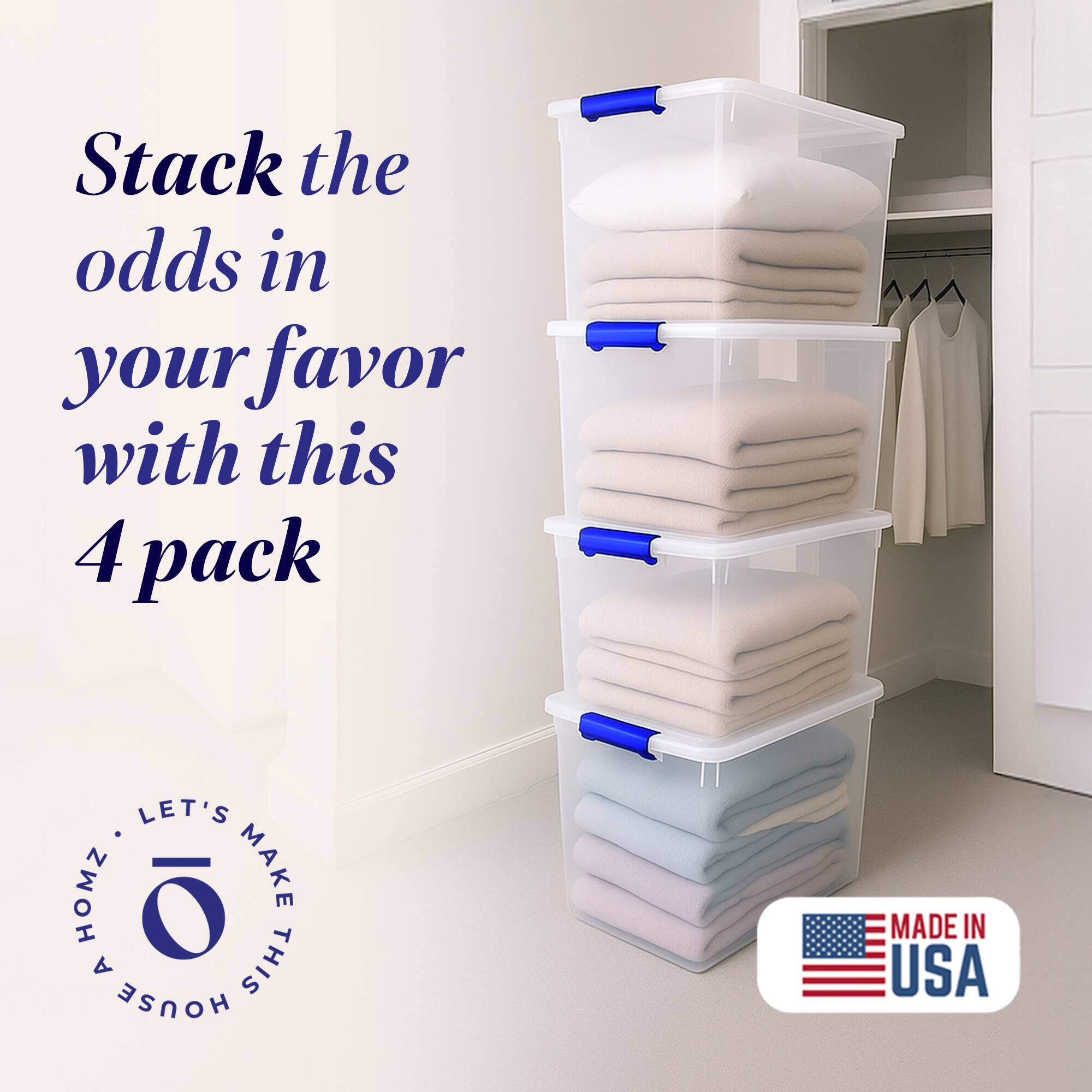 Stack the odds in your favor with this 4 pack

LET'S MAKE THIS HOUSE A HOME

MADE IN USA