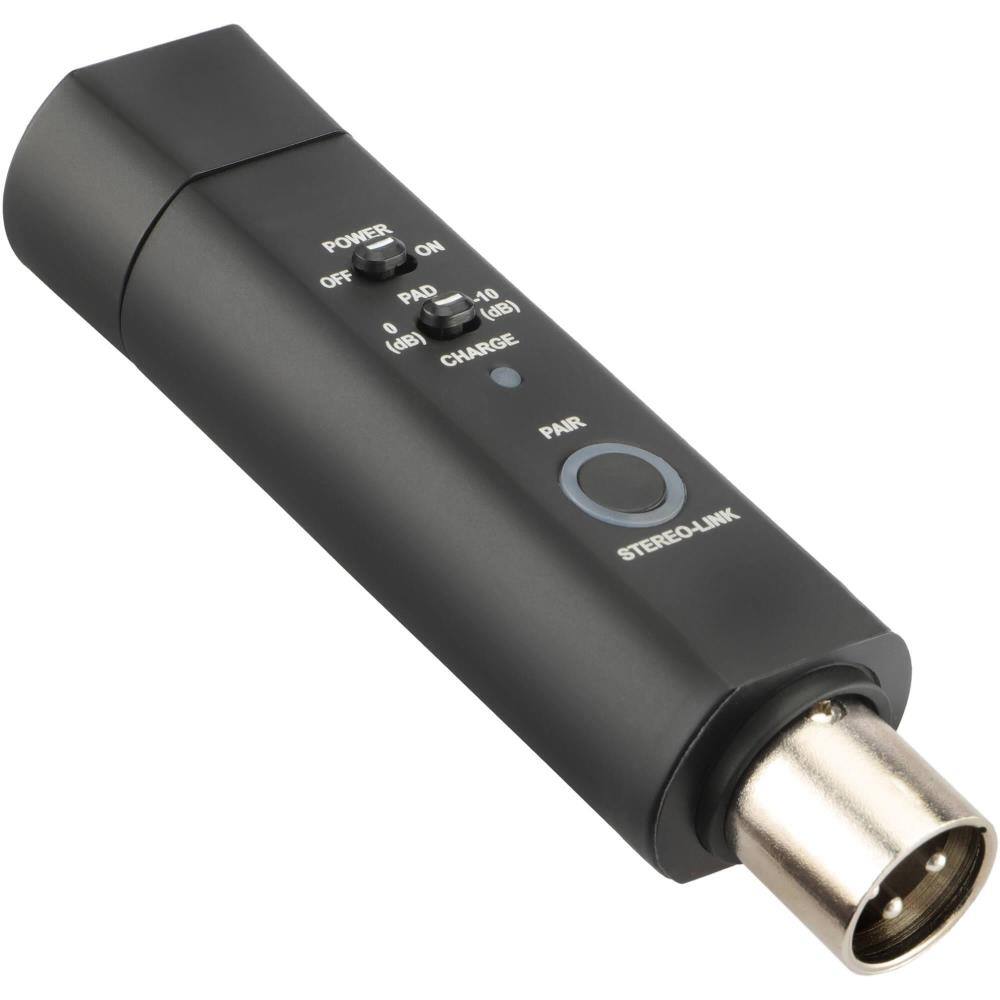 POWER ON OFF  
PAD -10 (dB) 0 (dB)  
CHARGE  
PAIR  
STEREO-LINK