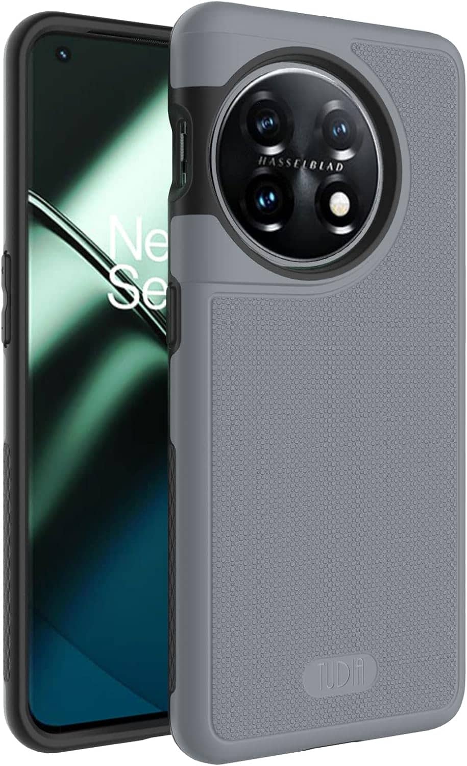 TUDIA - MergeGrip for OnePlus 11 Case 5G 2023 - Gray