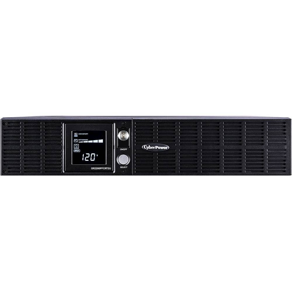 Front. CyberPower - PFC Sinewave Series 2000VA Battery Back-Up System - Black.