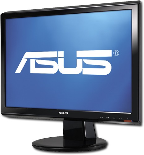  Asus - 19&quot; Widescreen Flat-Panel LCD Monitor - Black