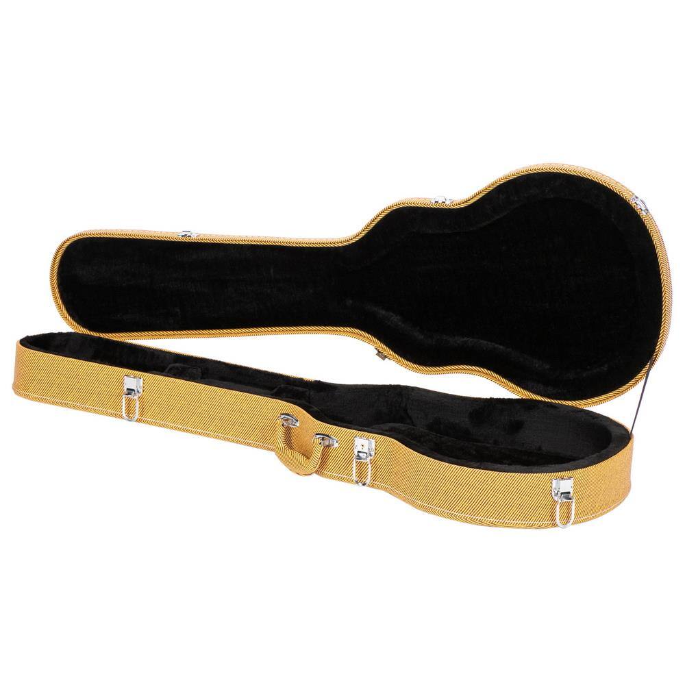 Angle. Winado - Electric Guitar Hard Case, Wooden Hard-Shell Protective Carrying Case for KLP-Style Electric Guitar with Lock.