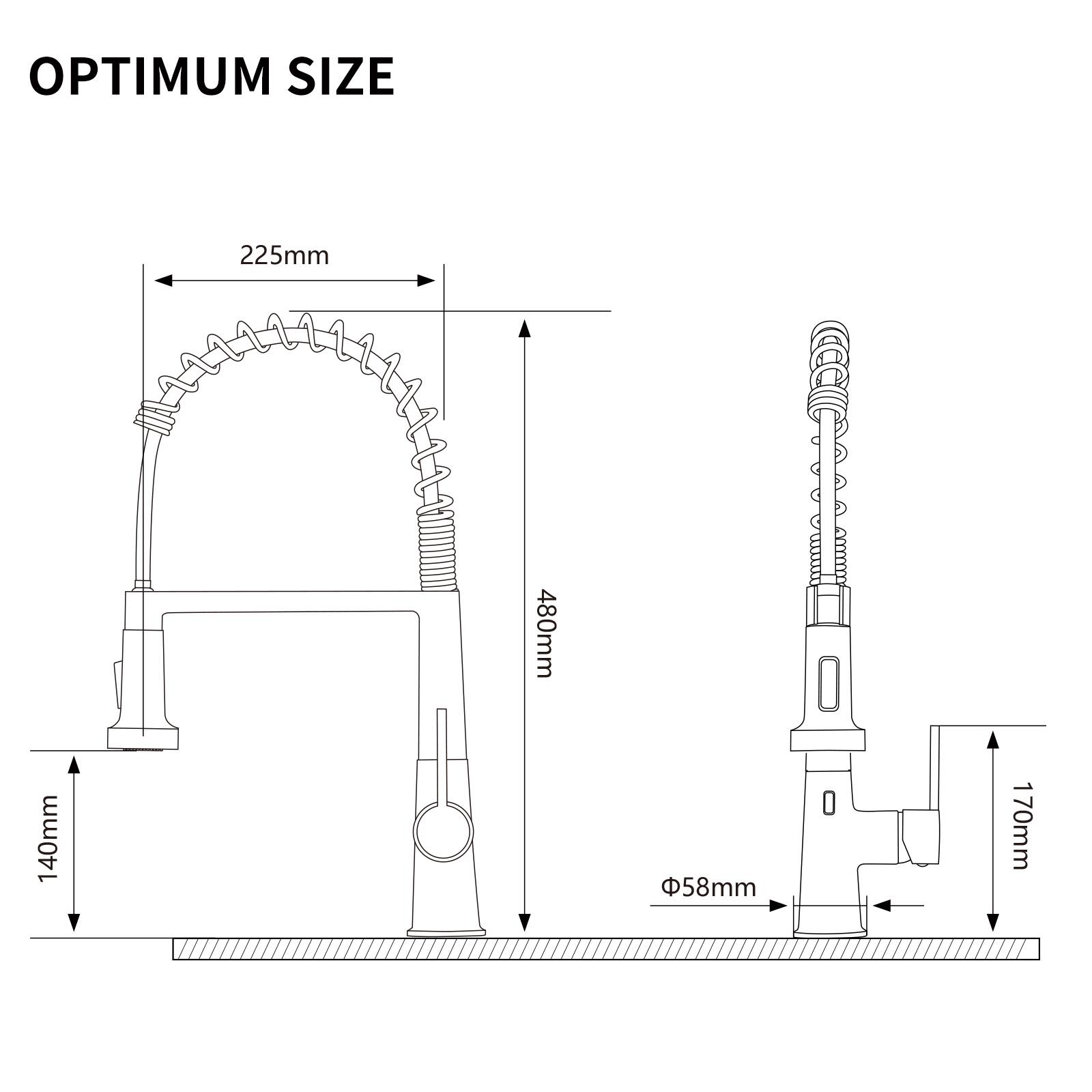 OPTIMUM SIZE

- 225mm
- 480mm
- 140mm
- 58mm
- 170mm