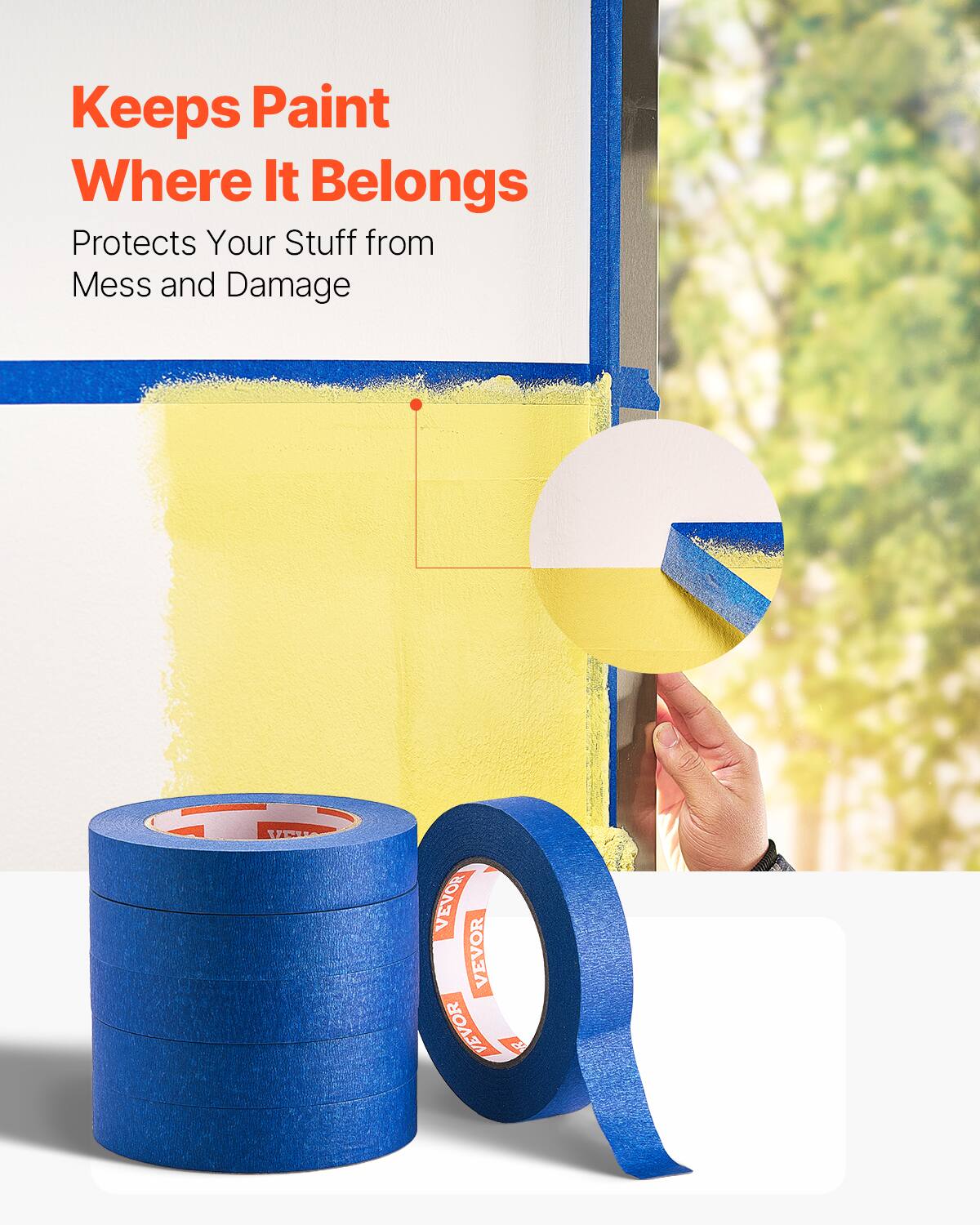 Keeps Paint Where It Belongs  
Protects Your Stuff from Mess and Damage  

VEVOR  
VEVOR  
VEVOR