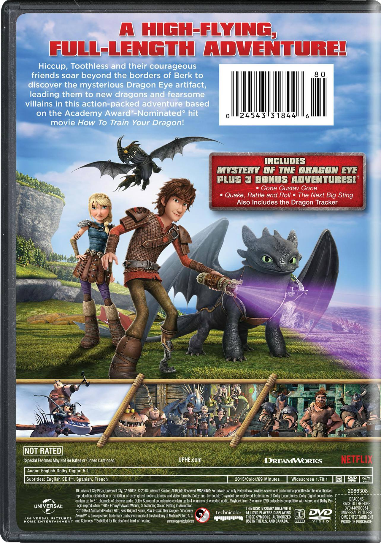 Dragons: Race to the Edge Mystery of the Dragon Eye [DVD