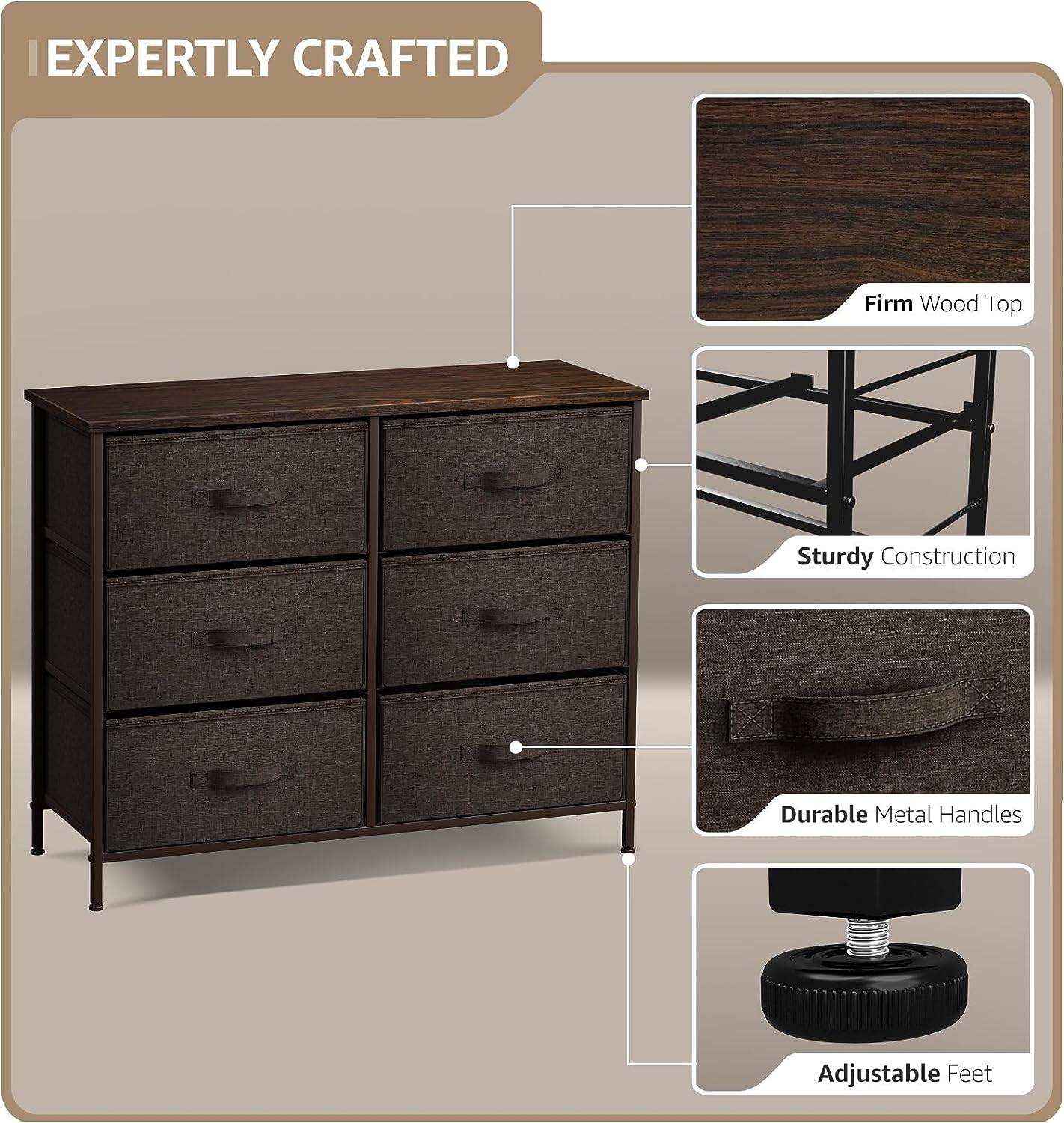 EXPERTLY CRAFTED

- Firm Wood Top
- Sturdy Construction
- Durable Metal Handles
- Adjustable Feet