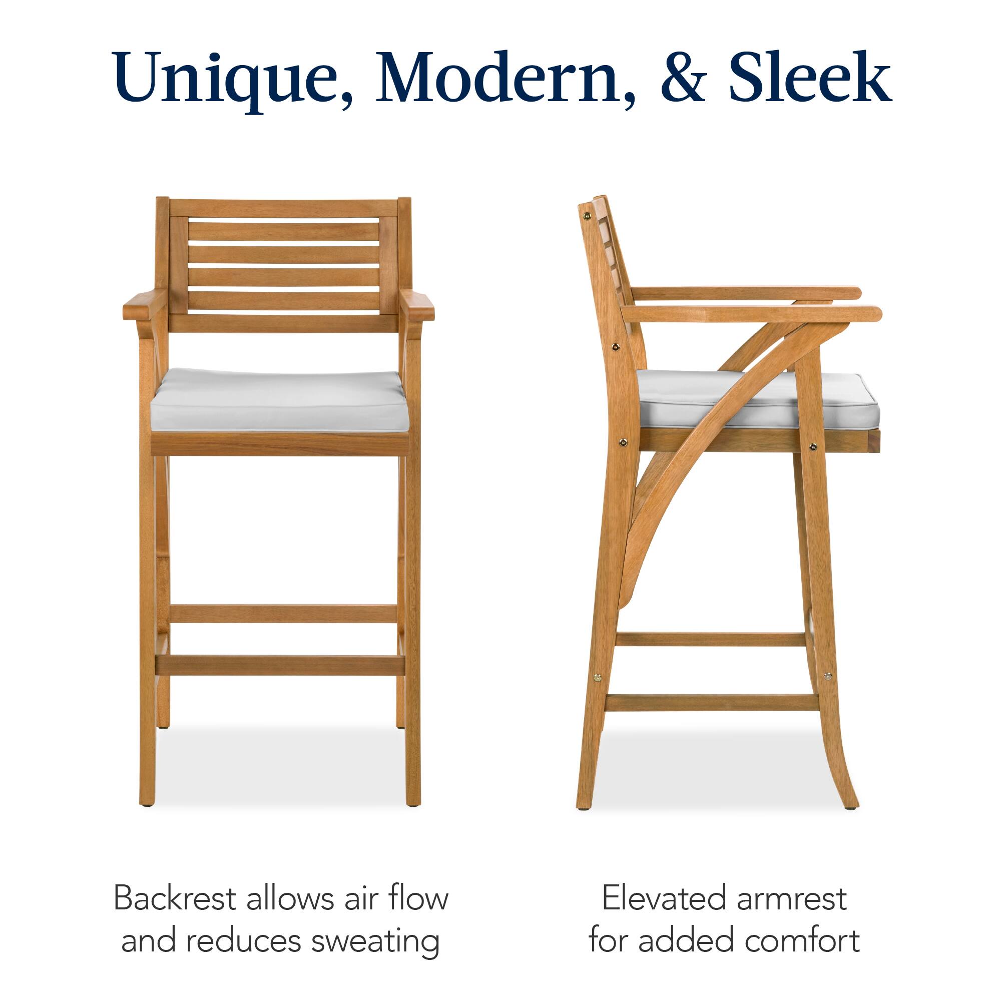 Unique, Modern, & Sleek

Backrest allows air flow and reduces sweating

Elevated armrest for added comfort