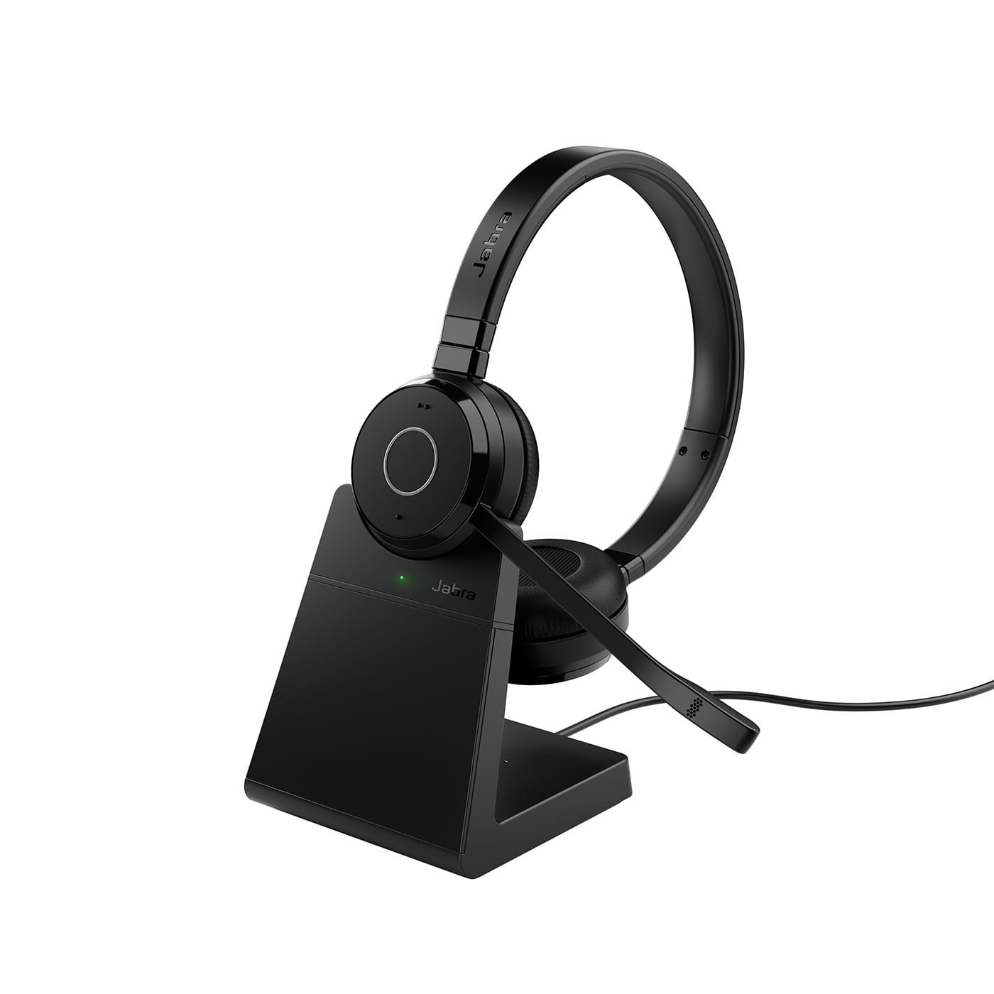 Jabra - evolve 65 te - usb-a uc stereo (include stand) wireless headset / music - Black