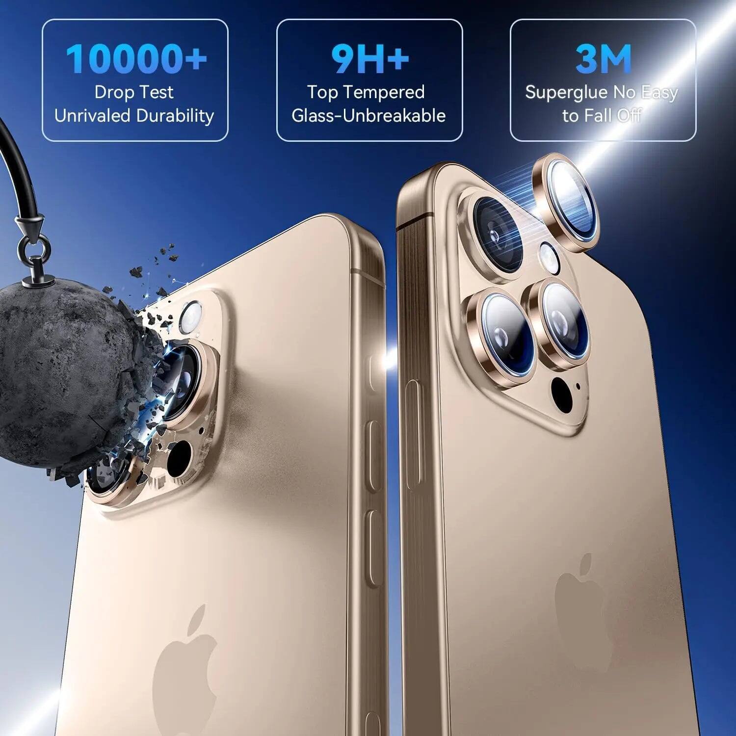 10000+ Drop Test  
Unrivaled Durability  

9H+ Top Tempered Glass- Unbreakable  

3M Super Glue No Easy to Fall Off